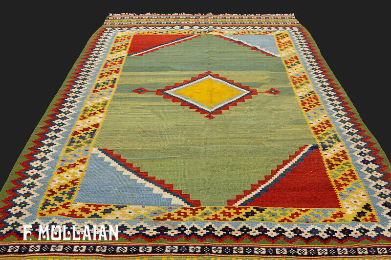 Antique Persian Kashkai (Qshqay) Kilim  n°:32077225